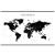 The World mapa ścienna polityczna-konturowa, 100x70 cm, ArtGlob